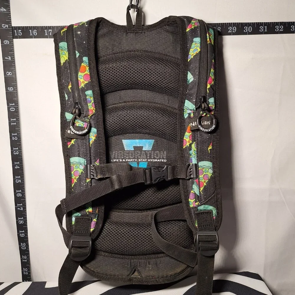 Vibedration Hydration Backpack w/o bladder - Pizza - Used